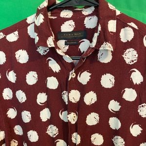 Zara men’s button down shirt